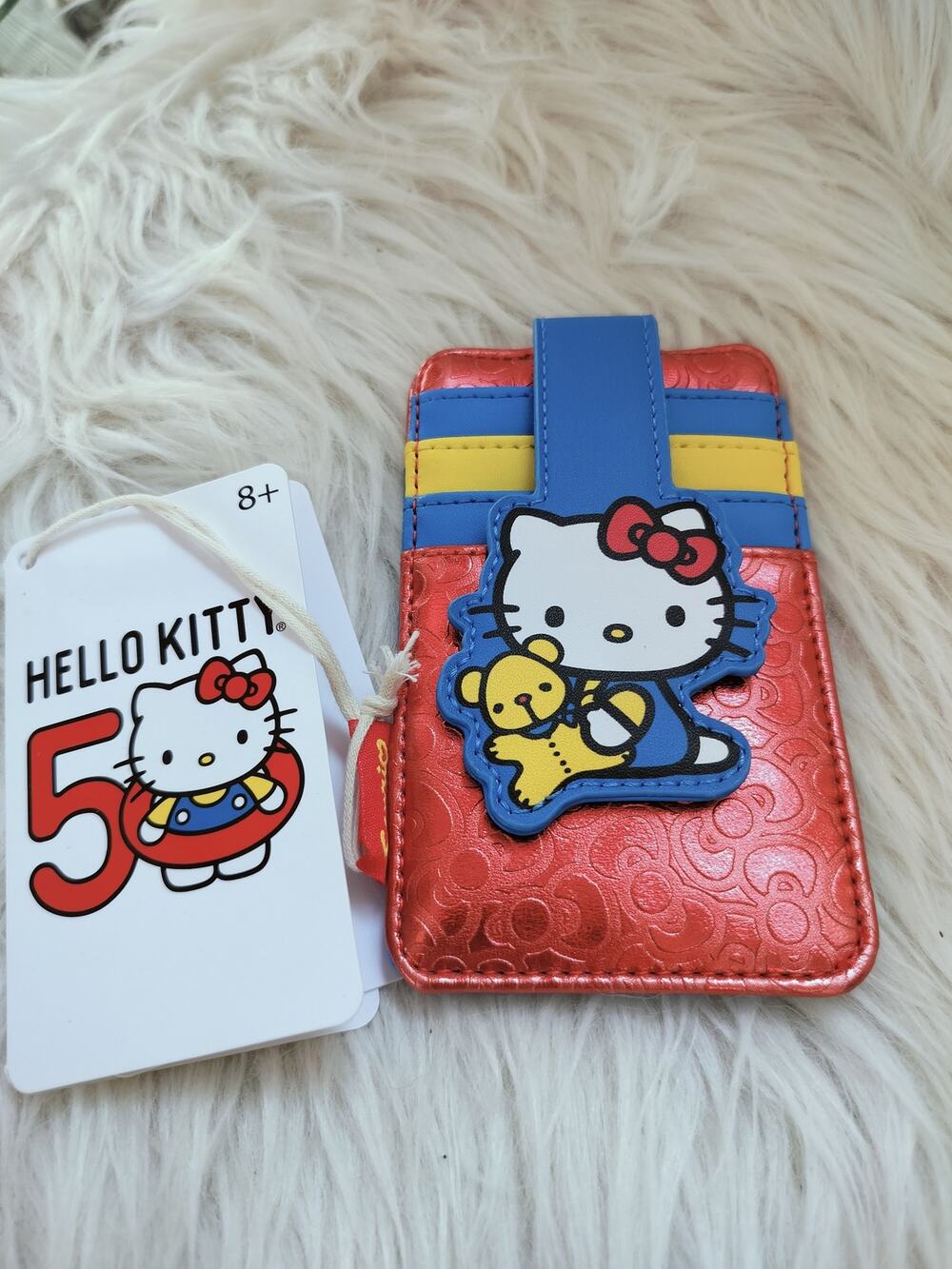 5912) Loungefly Sanrio Hello Kitty Classic Allover Print Kitty Cardholder